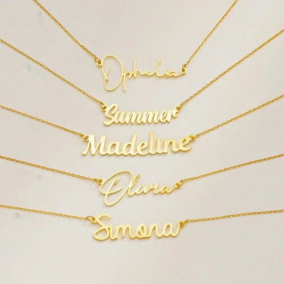 Customised Personal Name Necklace