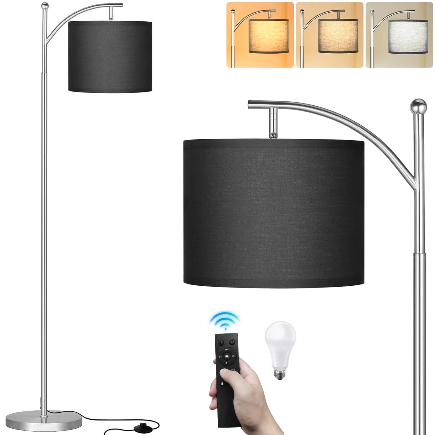 Floor Lamp For Living Room With 3 Colors