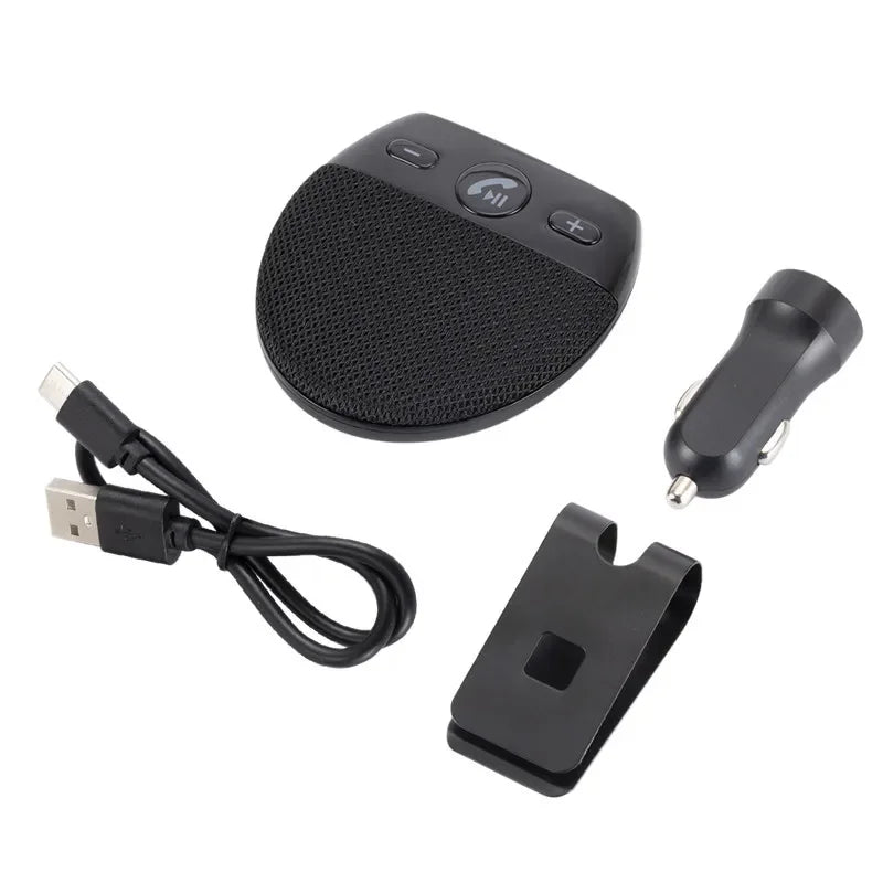 Wireless Vehicle Car Bluetooth V5.0 Speakers Handsfree Car Kit